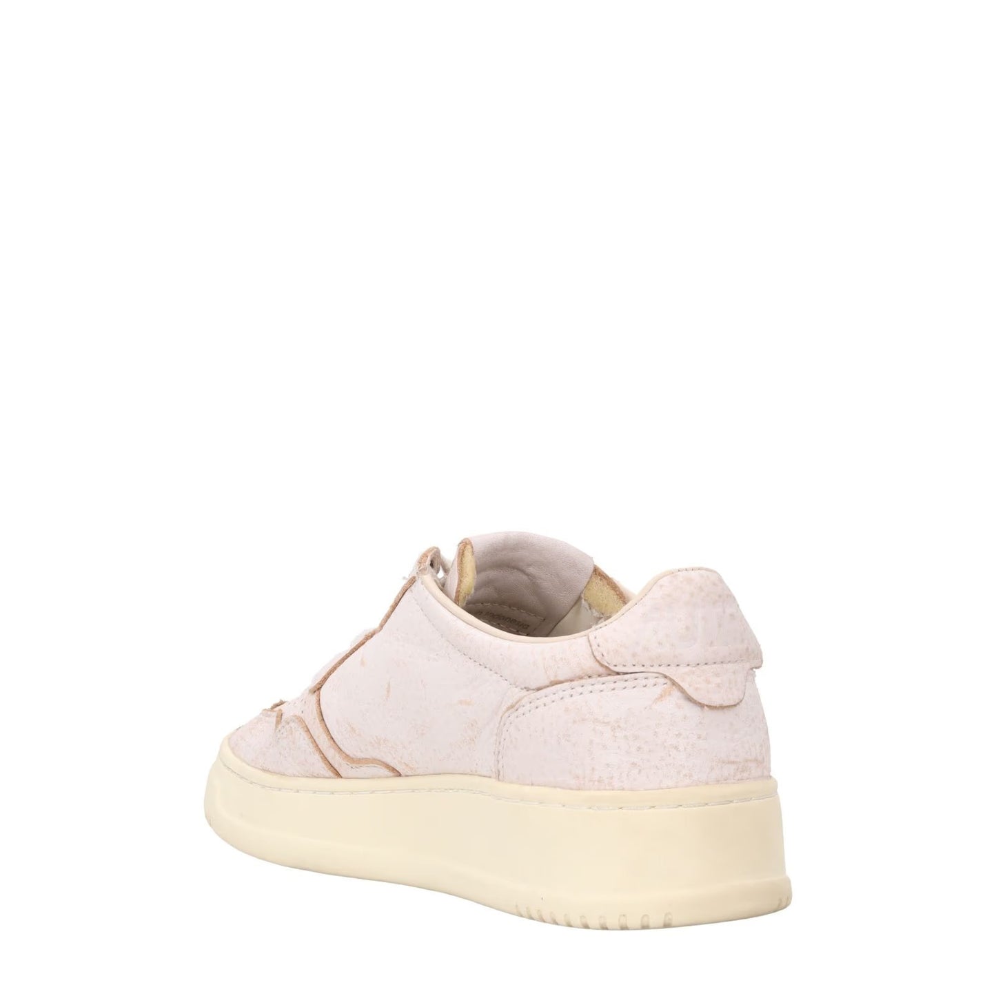 AUTRY Womens Medalist  Bicolour Pink Beige Leather Low Top Sneaker EU 35 RRP 215 — View 5