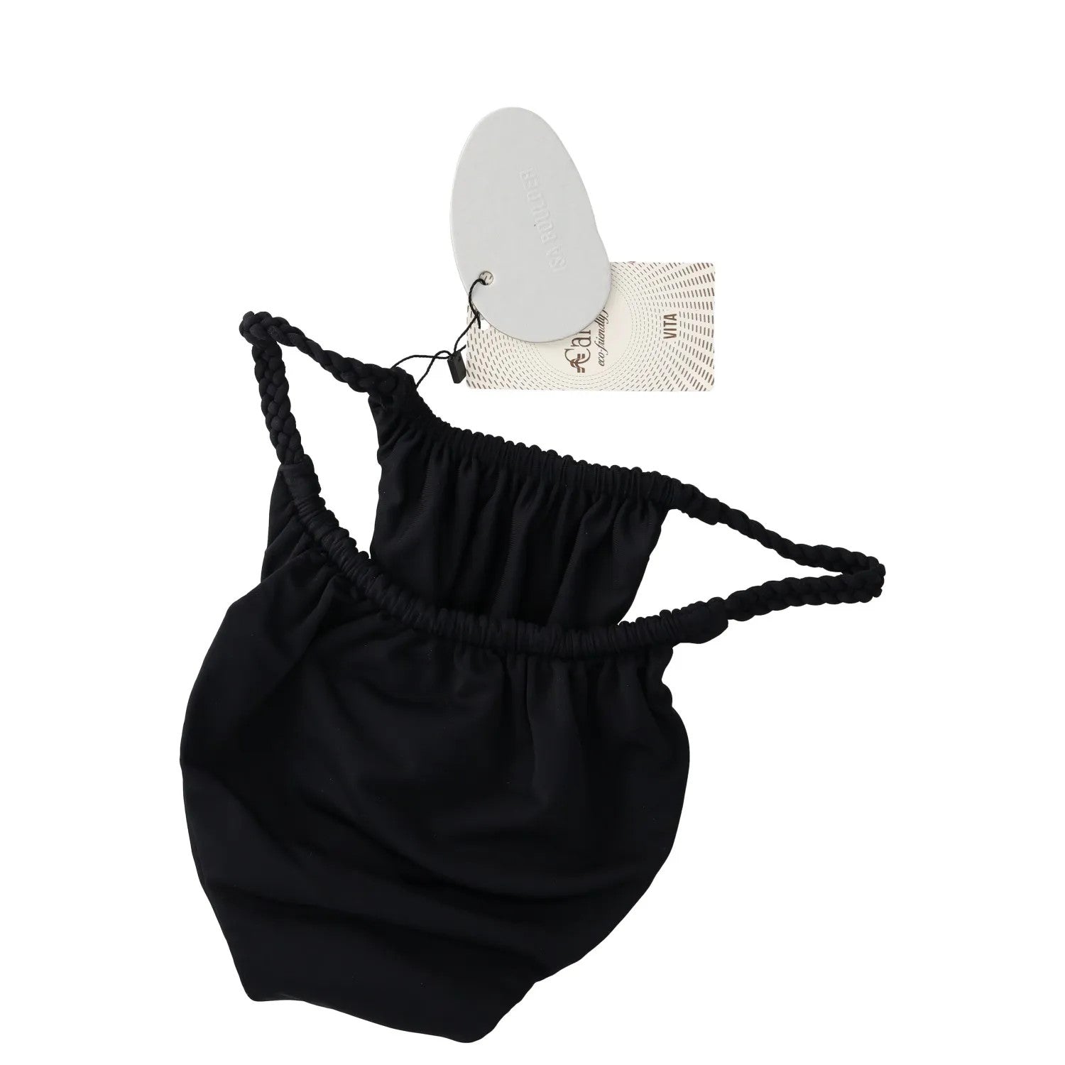 ISA BOULDER Women's Rev Bikini Bottoms Twist Strap Black Size S RRP 160 — View 4