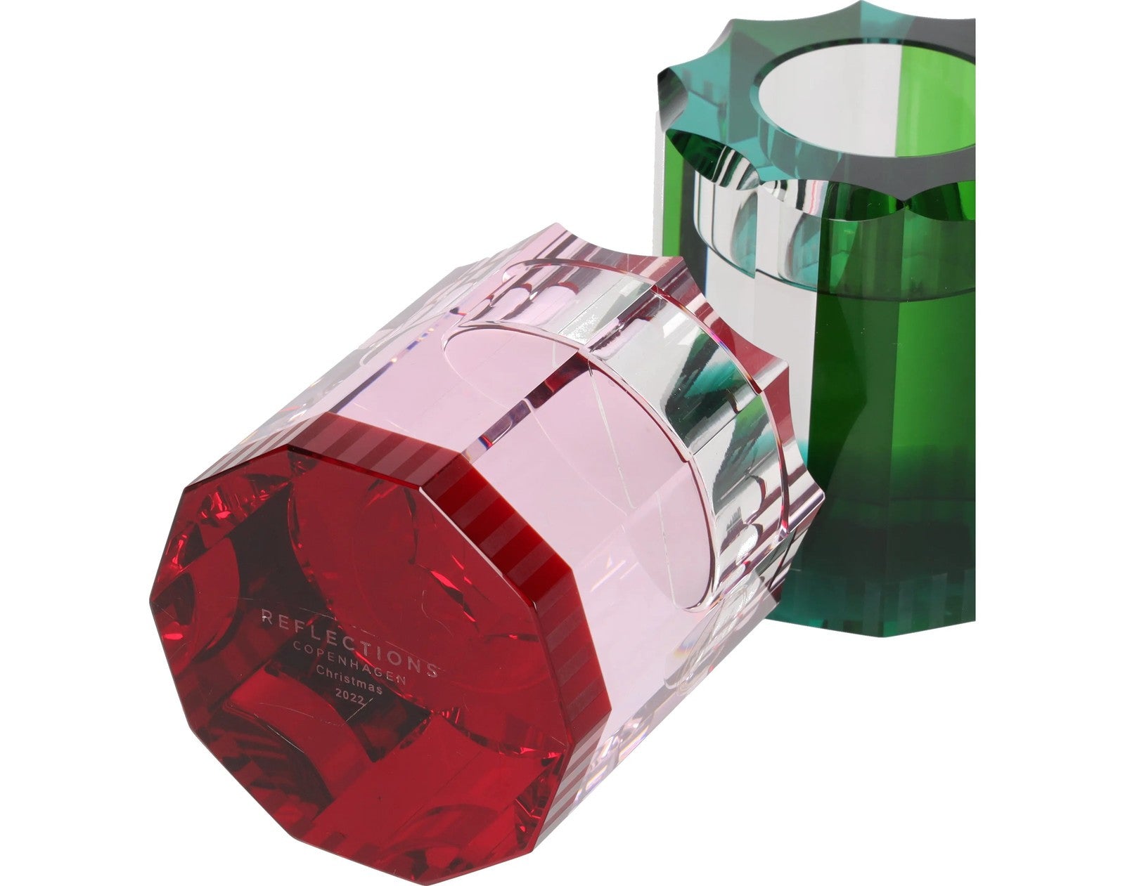Reflections Copenhagen Lincoln Tea Lightholders Multicolour Geometric OS RRP 295 — View 4