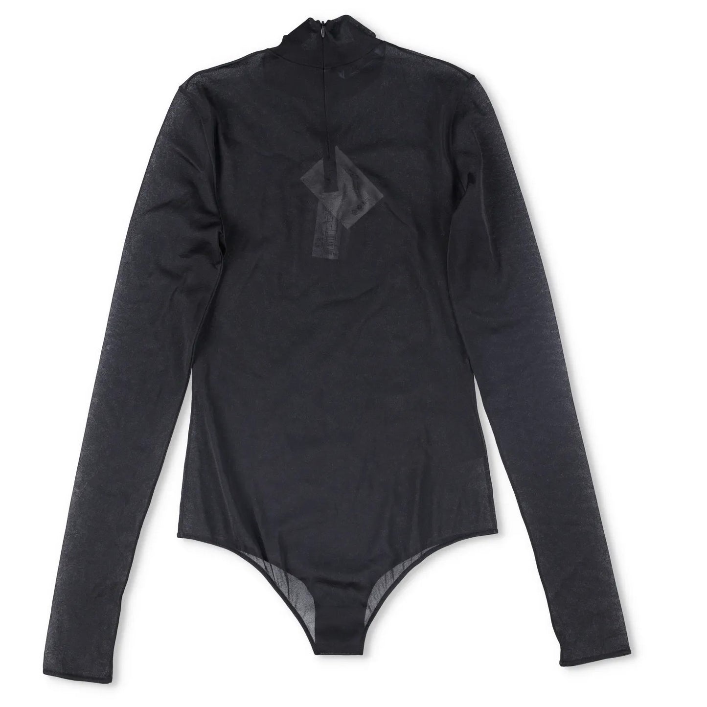 PRADA Womens Allinone Bodysuit High Neck Long Sleeve Fitted Black 38 RRP 770 — View 5