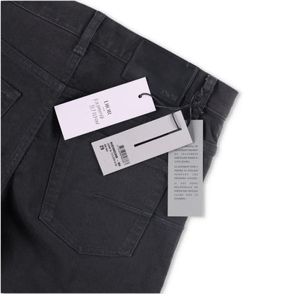 DIOR HOMME Mens Skinny Mona Lisa Jeans Black Stretch Denim Size 29 RRP 685 — View 6