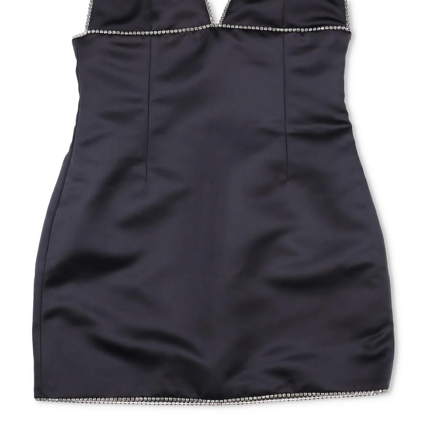 AREA Womens Dress Mini Black with Crystal Strap Sleeveless Size 4 RRP 560 — View 3