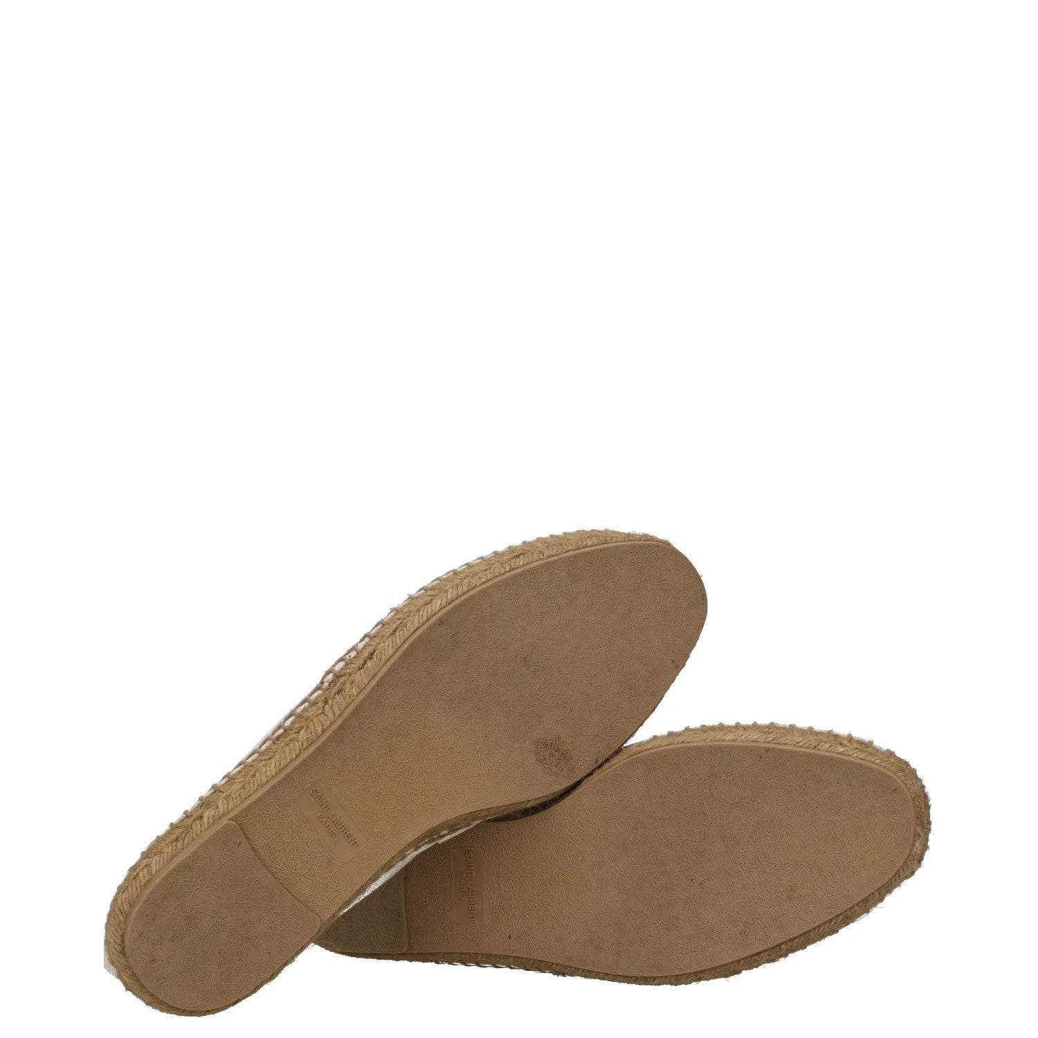 SAINT LAURENT Mens Flat Shoes Beige Cotton Casual Espadrille UK 10.5 RRP 460 — View 9