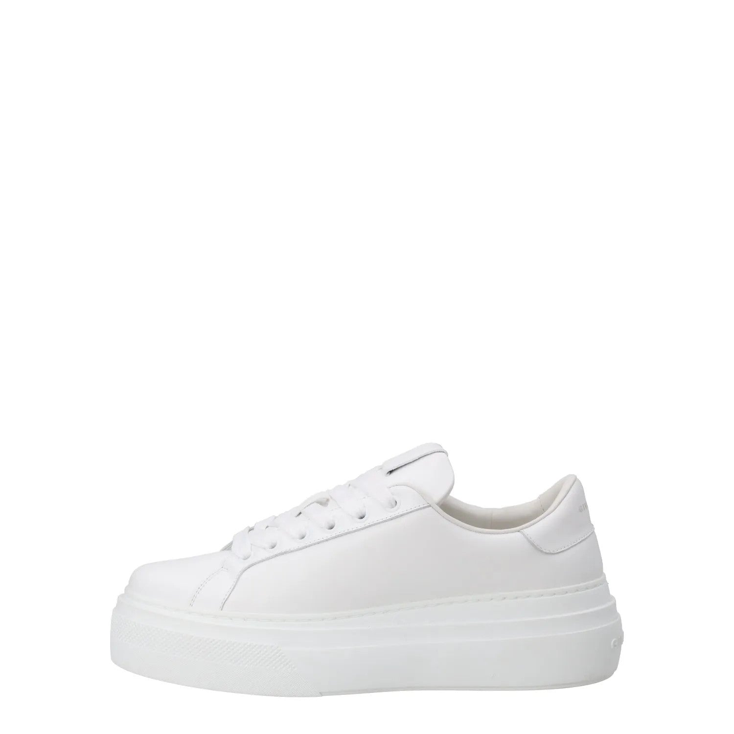 GIVENCHY Womens City Lace-Up Sneakers Leather Low Tops White  UK 5 RRP 625 — View 4