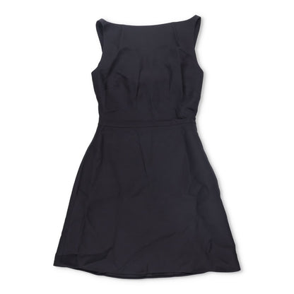 VALENTINO Womens Dress Black Sleeveless Knee Length Boat Neck Pullover RRP 400
