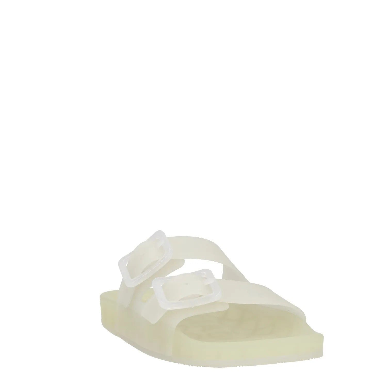 BALENCIAGA Womens Sandals White Synthetic Flat Heel Buckle UK 3.5 RRP 450 — View 2