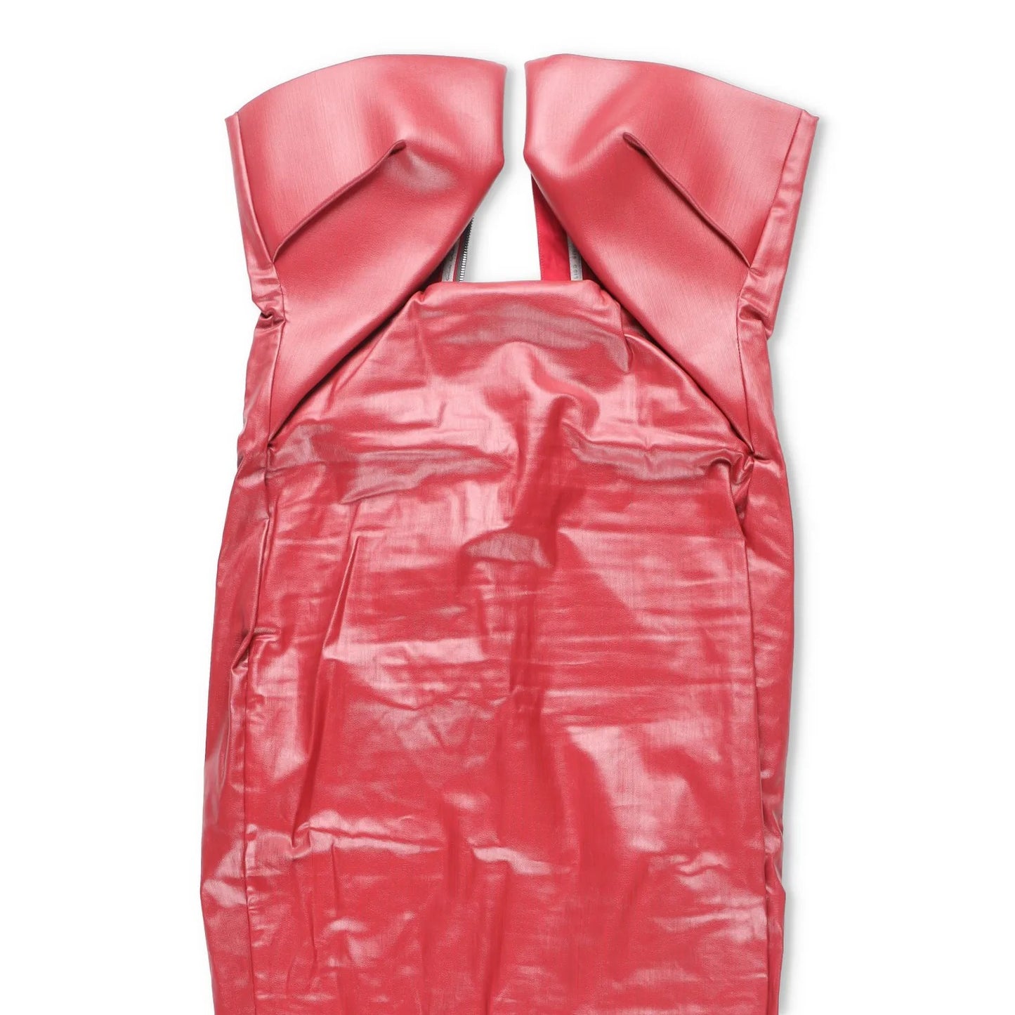 RICK OWENS Women Dress Gown Bandeau Triangle Chest Cutout Sleeveless UK14 RRP930 — View 2