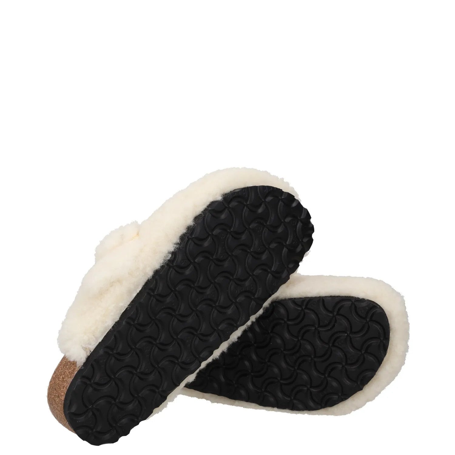 BIRKENSTOCK Womens Mule Slip On Sandal White Shearling Buckle UK 4.5 RRP 190 — View 8
