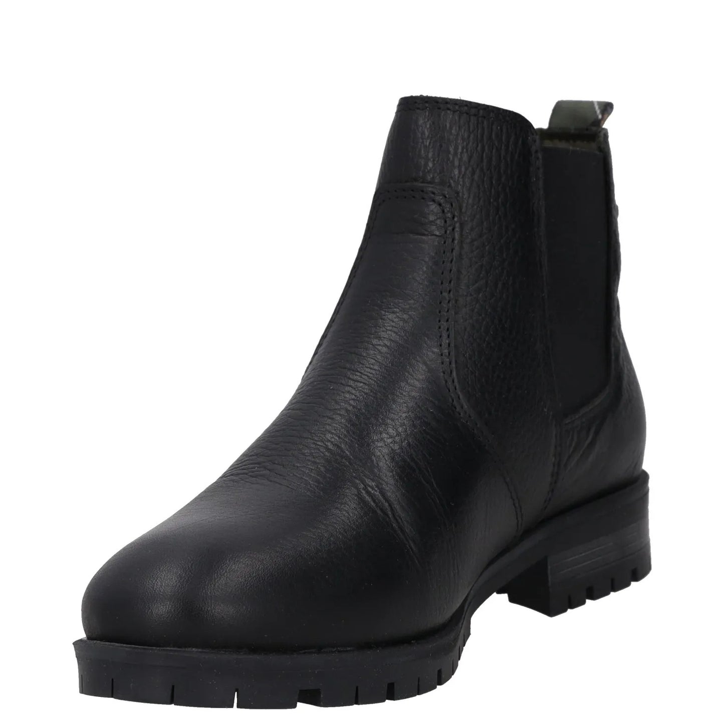 BARBOUR Womens Chelsea Boots Black Leather Ankle Pull On Rubber Sole UK 4 RRP129 — View 3
