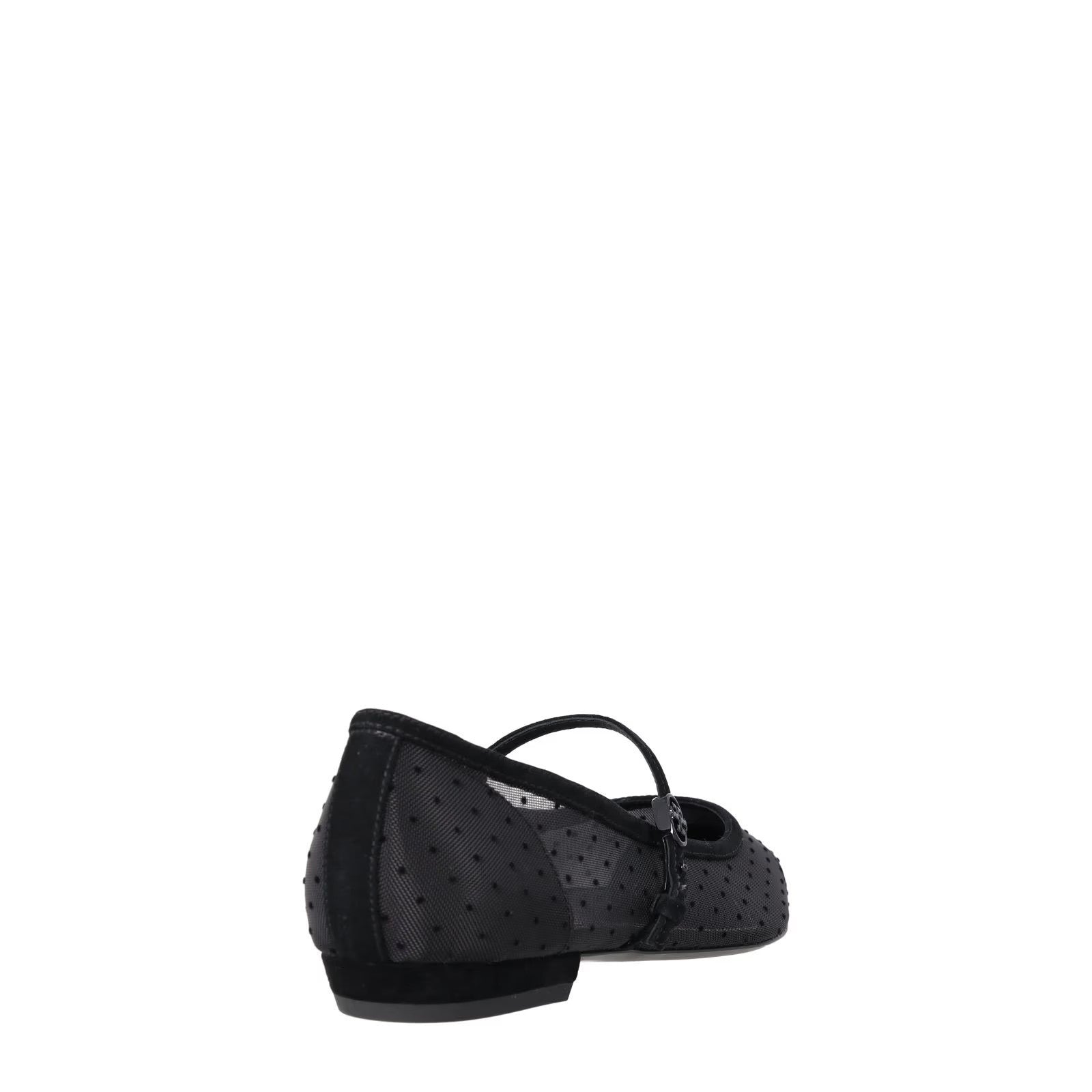 TORY BURCH Black Mesh Mary Jane Flats Comfort Double Buckle US6.5 RRP323 — View 6