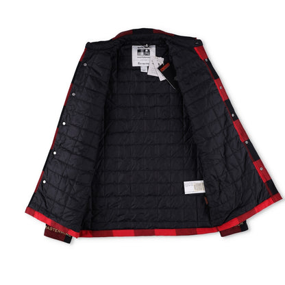 WOOLRICH X MASTERMIND Japan Buffalo Checked Jacket Red Cotton S/XS  RRP750 — View 13