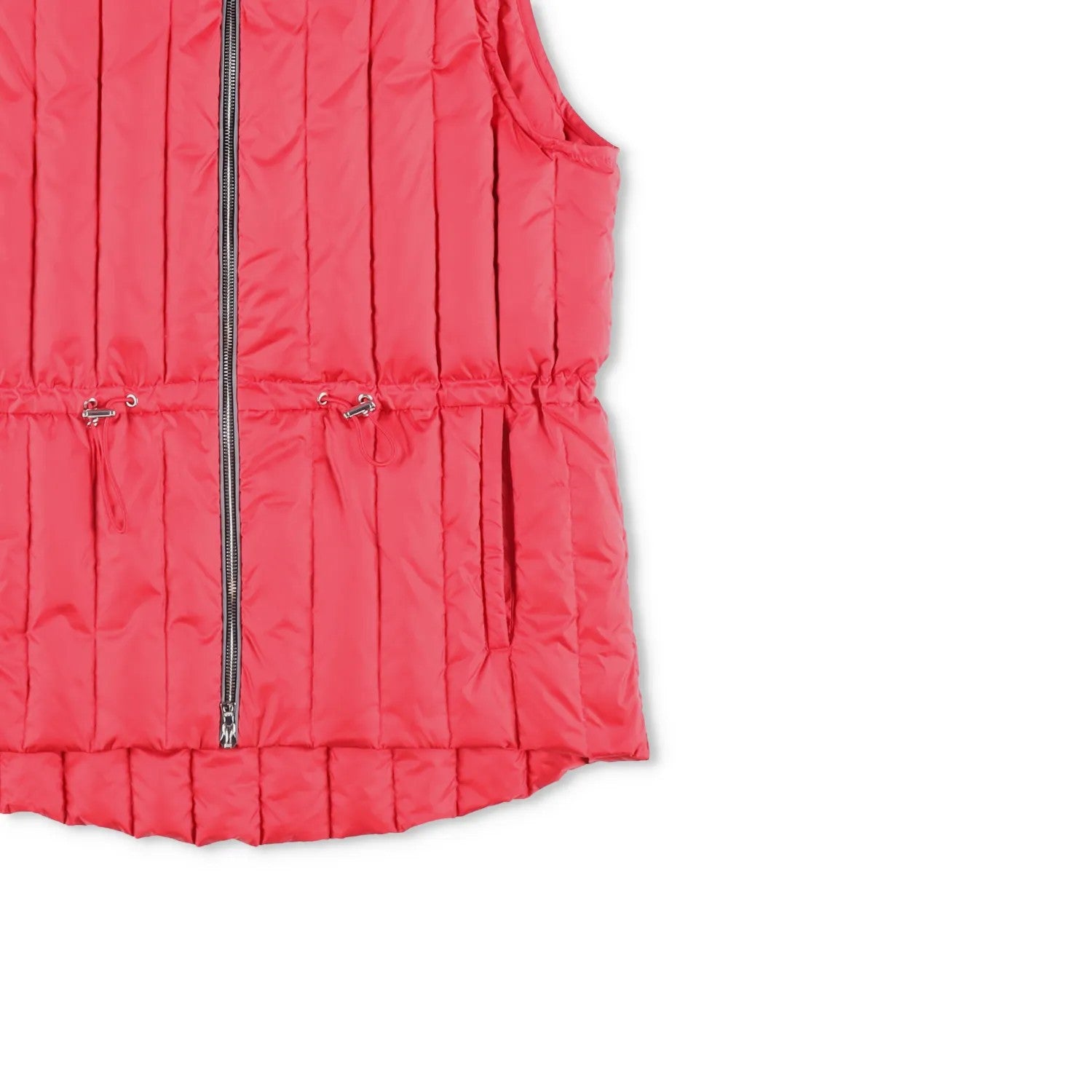 IENKI IENKI Womens Quilted Gilet Nylon Red Zip Sleeveless Size NIA RRP 300 — View 4