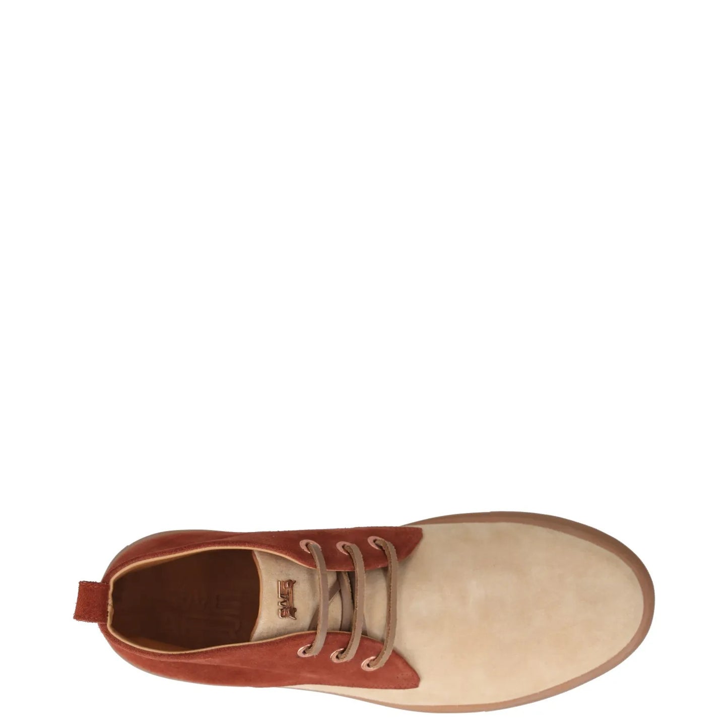 SWEAR Mens Chukka Boot Shoes Red Beige Leather Lace Up Rubber Sole UK 8 RRP 250 — View 7