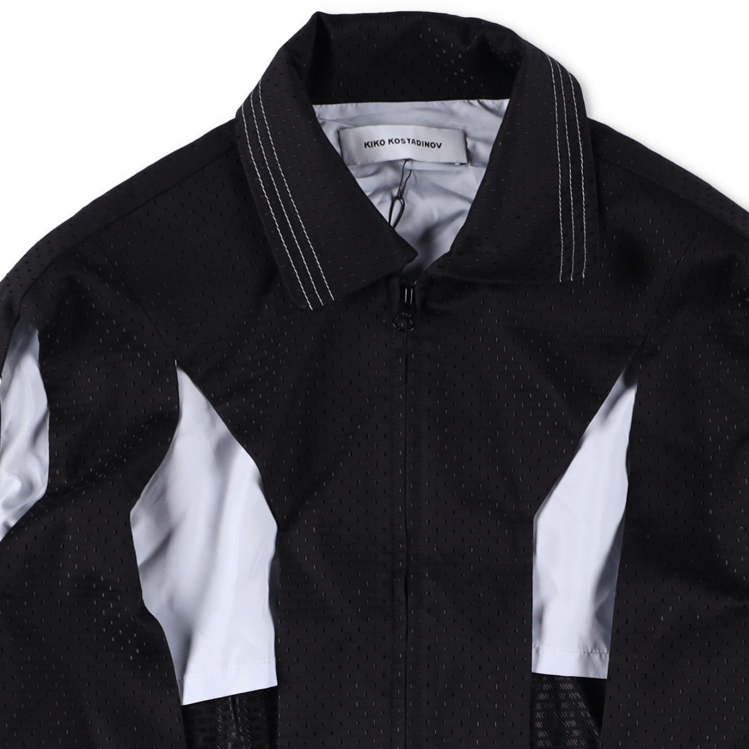 KIKO KOSTADINOV Black Hydra Shell Jacket Mens Size 52 Cotton Viscose RRP900 — View 4