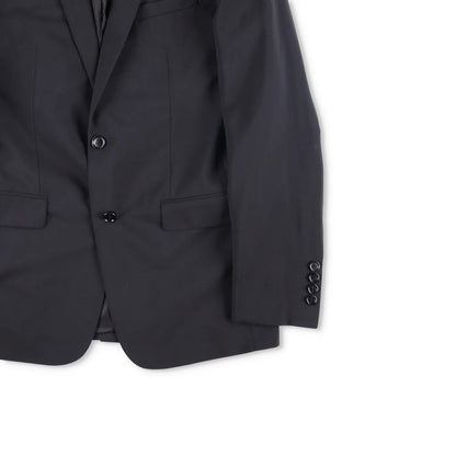 DIOR HOMME Mens Two Button Blazer Mid Length Black Jacket Size 46 R RRP 1500 — View 4