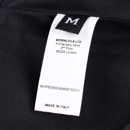 MOWALOLA Womens Pin Striped Mini Skirt Black Twill Zip Short Size M RRP 270 — View 7