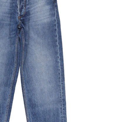 J.W.Anderson Womens Cropped Straight Leg Jeans Blue Denim Size 24 RRP 415 — View 3