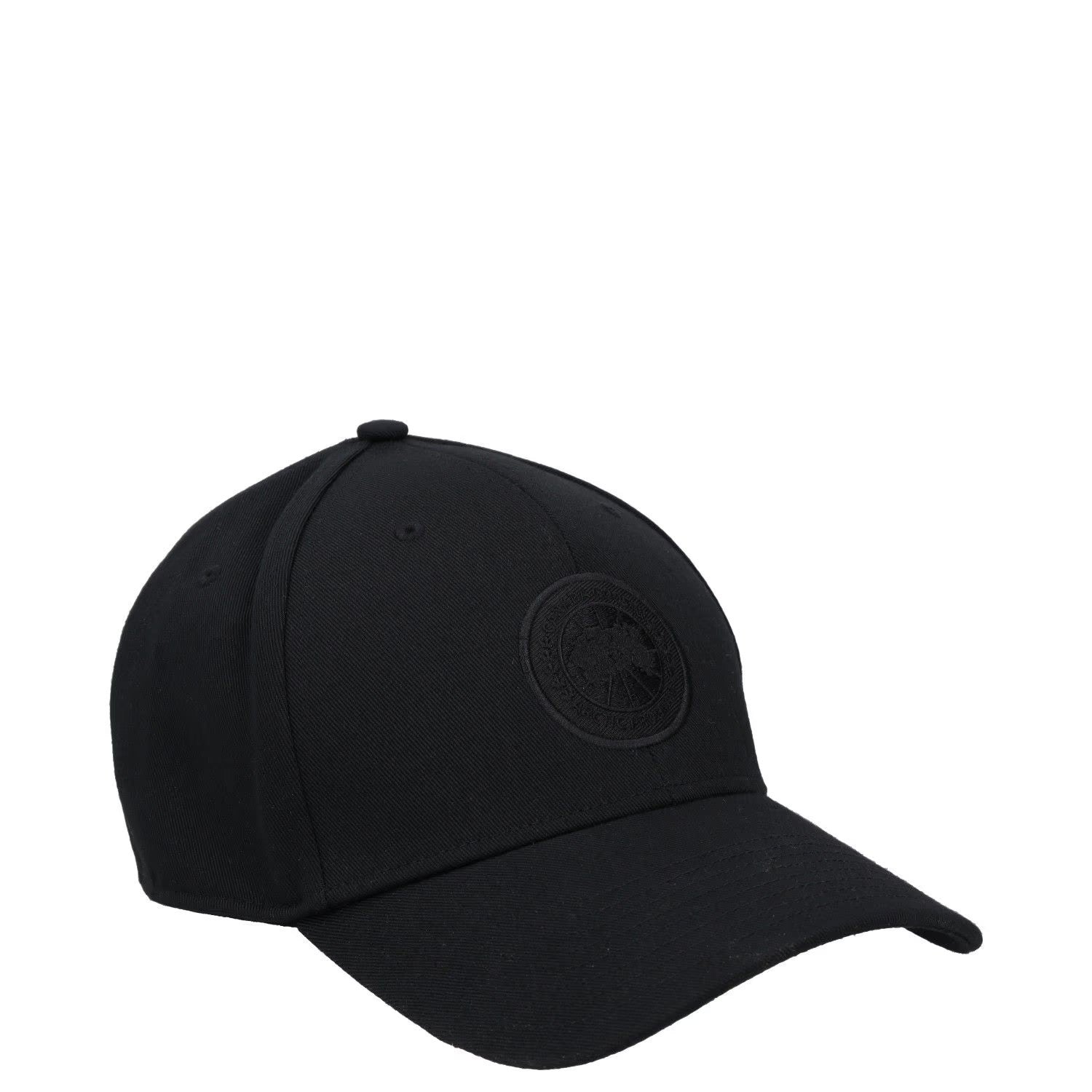 CANADA GOOSE Mens Tonal Cap Baseball Hat Black Front CG Logo Size M RRP 250