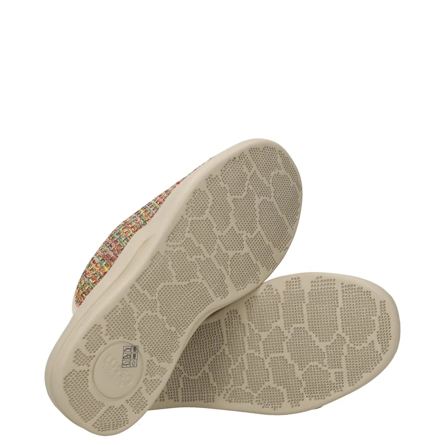 LUSSO Men Pelli Waffle Knit Slippers Slider Brown Slip On Closed Toe UK10 RRP140 — View 8