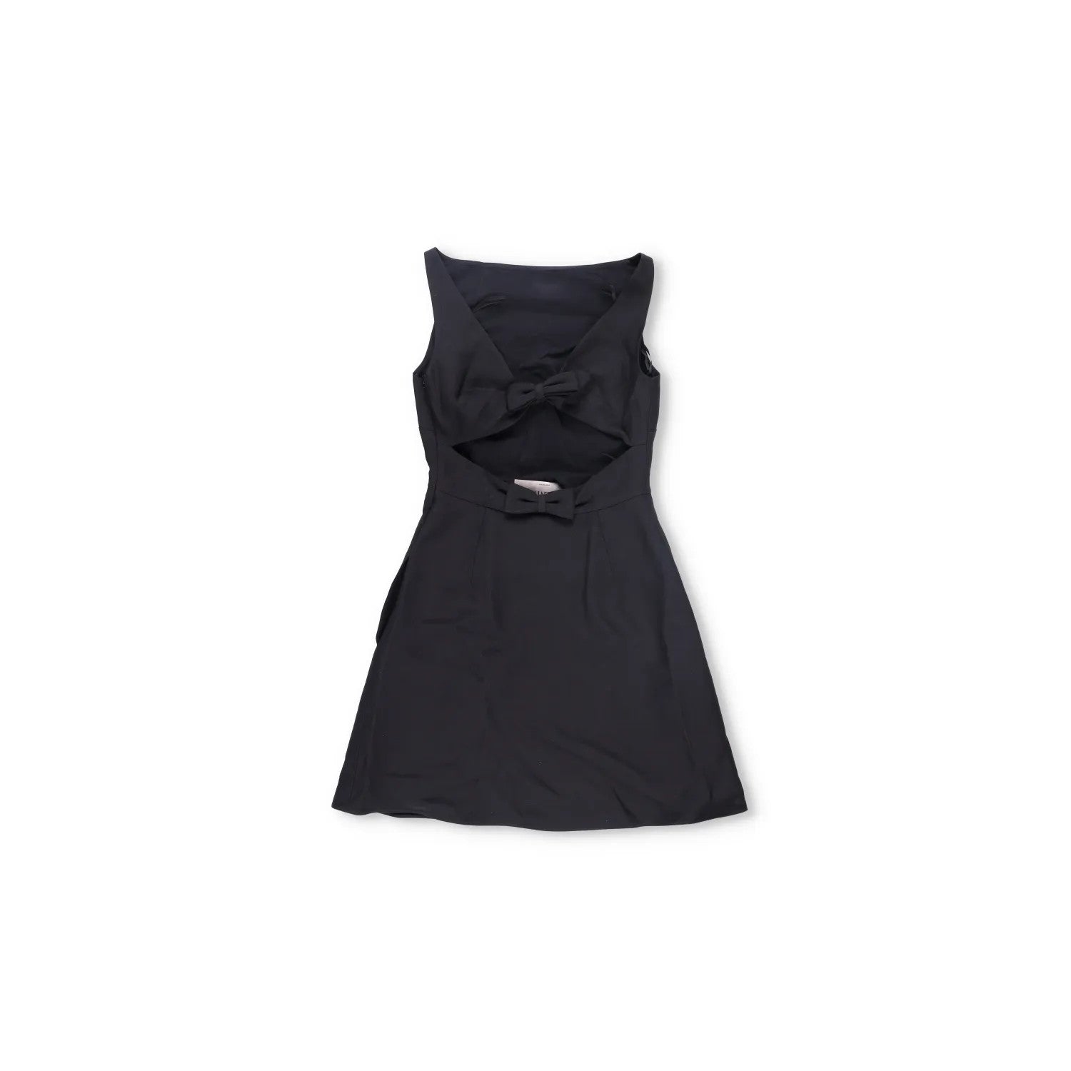 VALENTINO Womens Dress Black Sleeveless Knee Length Boat Neck Pullover RRP 400 — View 5