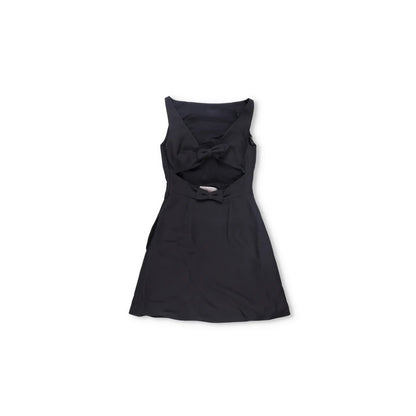VALENTINO Womens Dress Black Sleeveless Knee Length Boat Neck Pullover RRP 400 — View 5