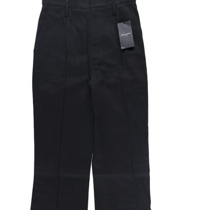 SAINT LAURENT Womens Jeans Straight Leg High Waist Denim Black 40 RRP 660 — View 5