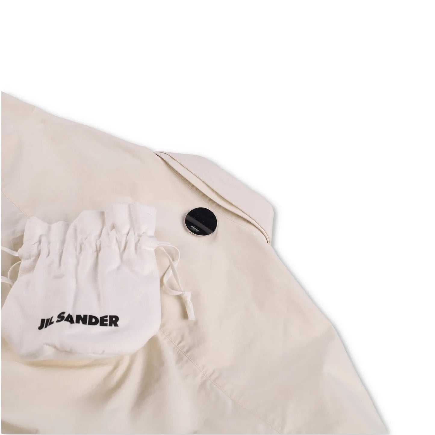 JIL SANDER Mens Button-Up Shirt Jewels Neutrals Collared Long Sleeve 42 RRP 1195 — View 7
