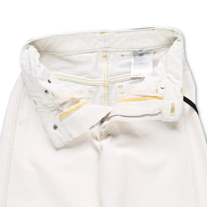MONCLER GENIUS X Alicia Keys Womens Wide Leg Jeans Neutrals High Waist 40 RRP525 — View 6