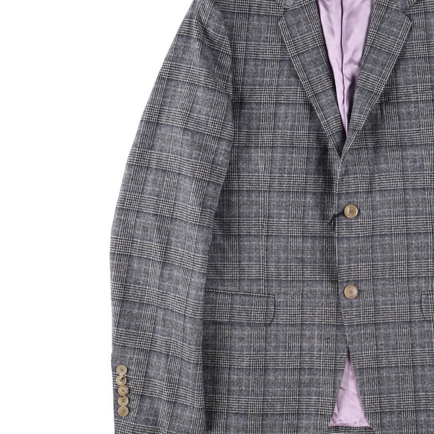 GUCCI Mens Wool Grey Check Blazer Size 7-50 Regular Long Sleeve RRP1750 — View 3