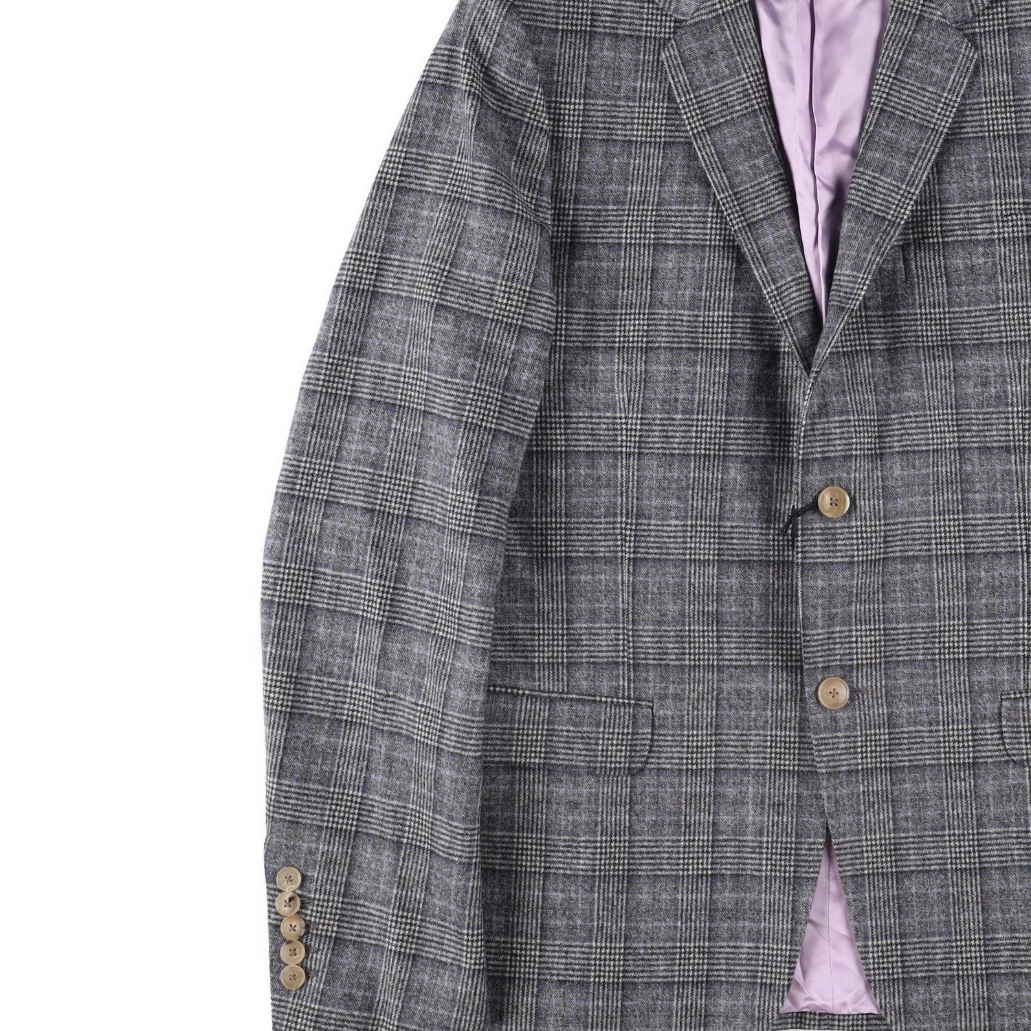 GUCCI Mens Wool Grey Check Blazer Size 7-50 Regular Long Sleeve RRP1750 — View 3