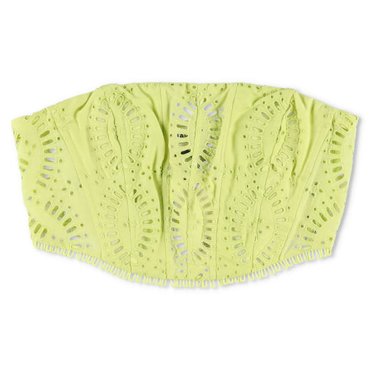 CHARO RUIZ IBIZA Womens Sting Top Corset Strapless Lace Lime Punch XL RRP 260