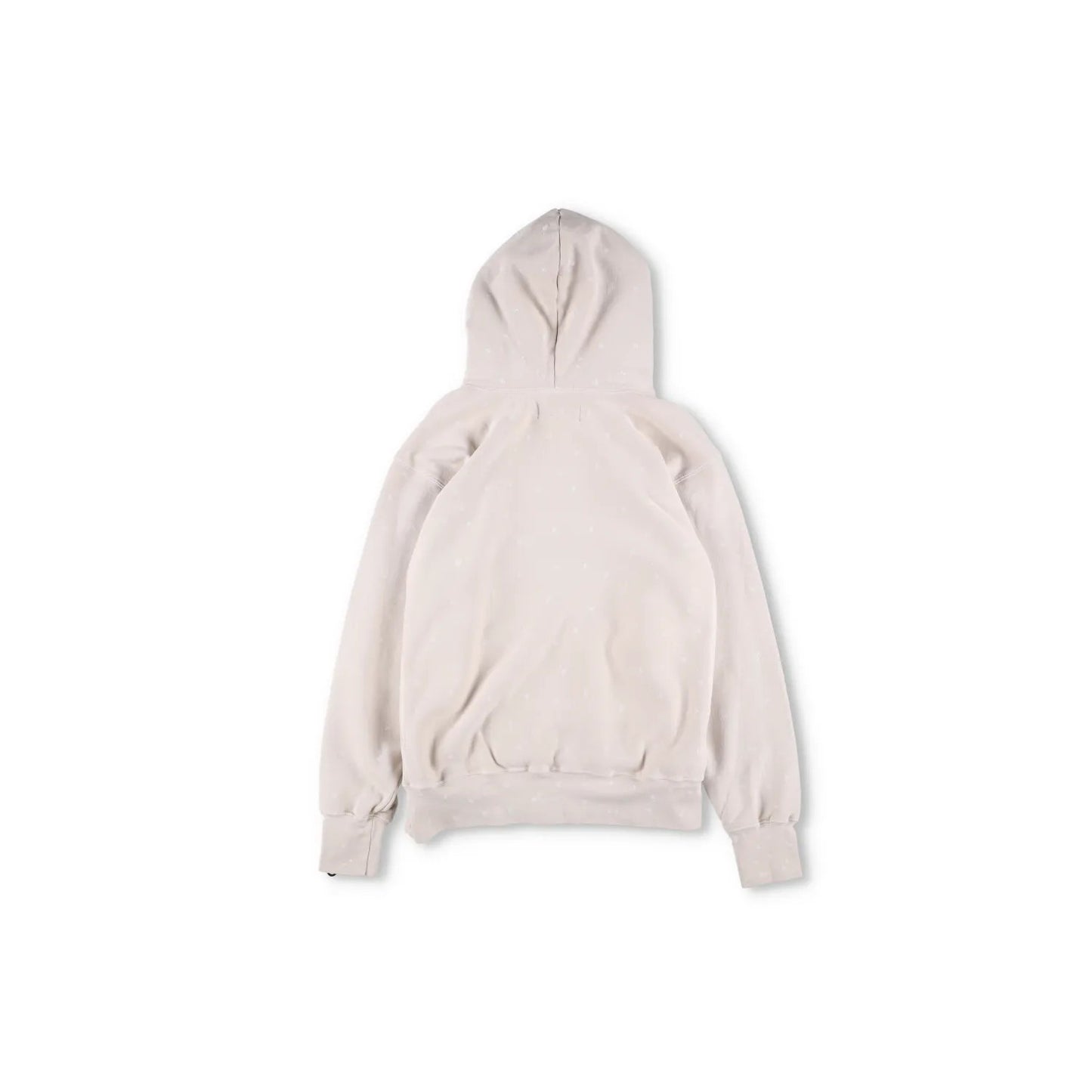 LES TIEN Womens Hoodie Cotton Blend Pullover Beige Front Pocket Size L RRP 260 — View 8