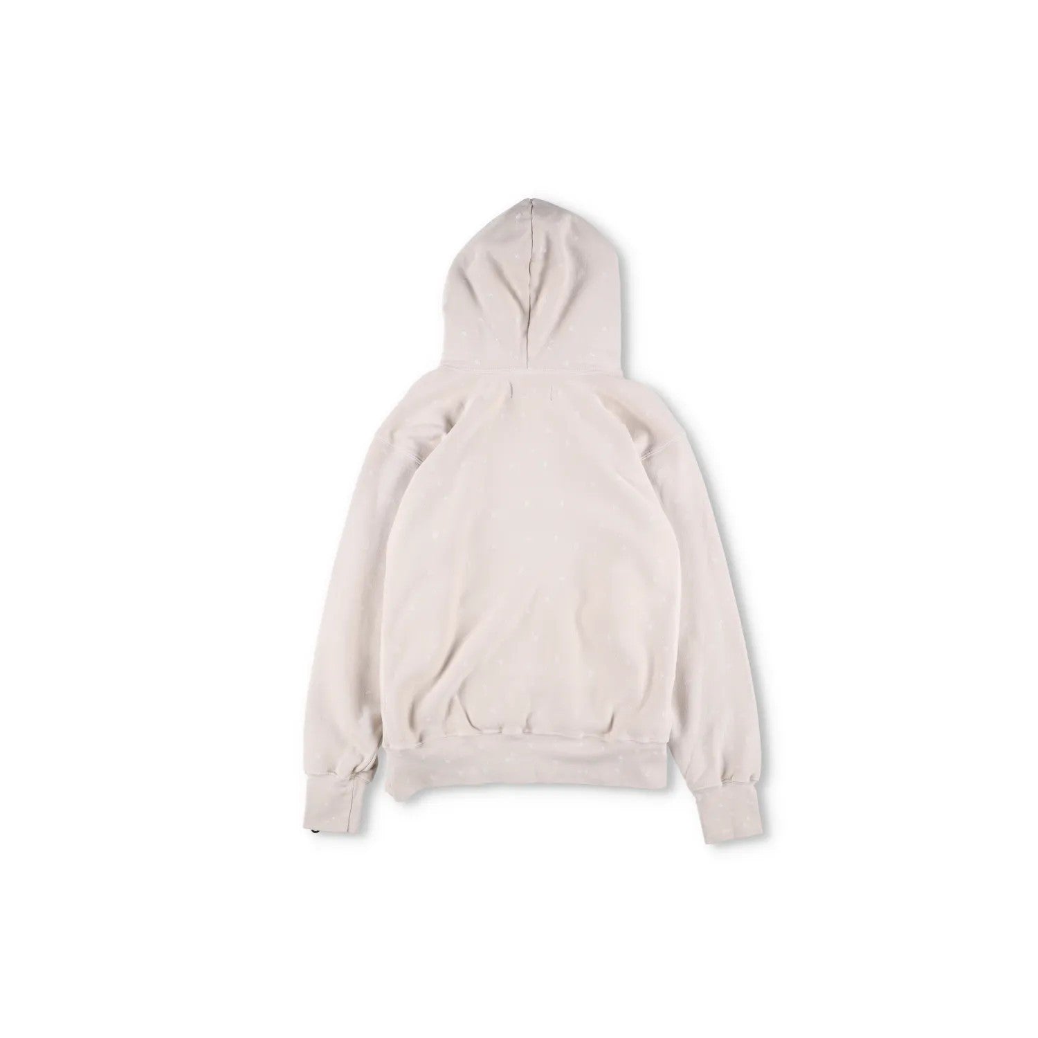 LES TIEN Womens Hoodie Cotton Blend Pullover Beige Front Pocket Size L RRP 260 — View 8