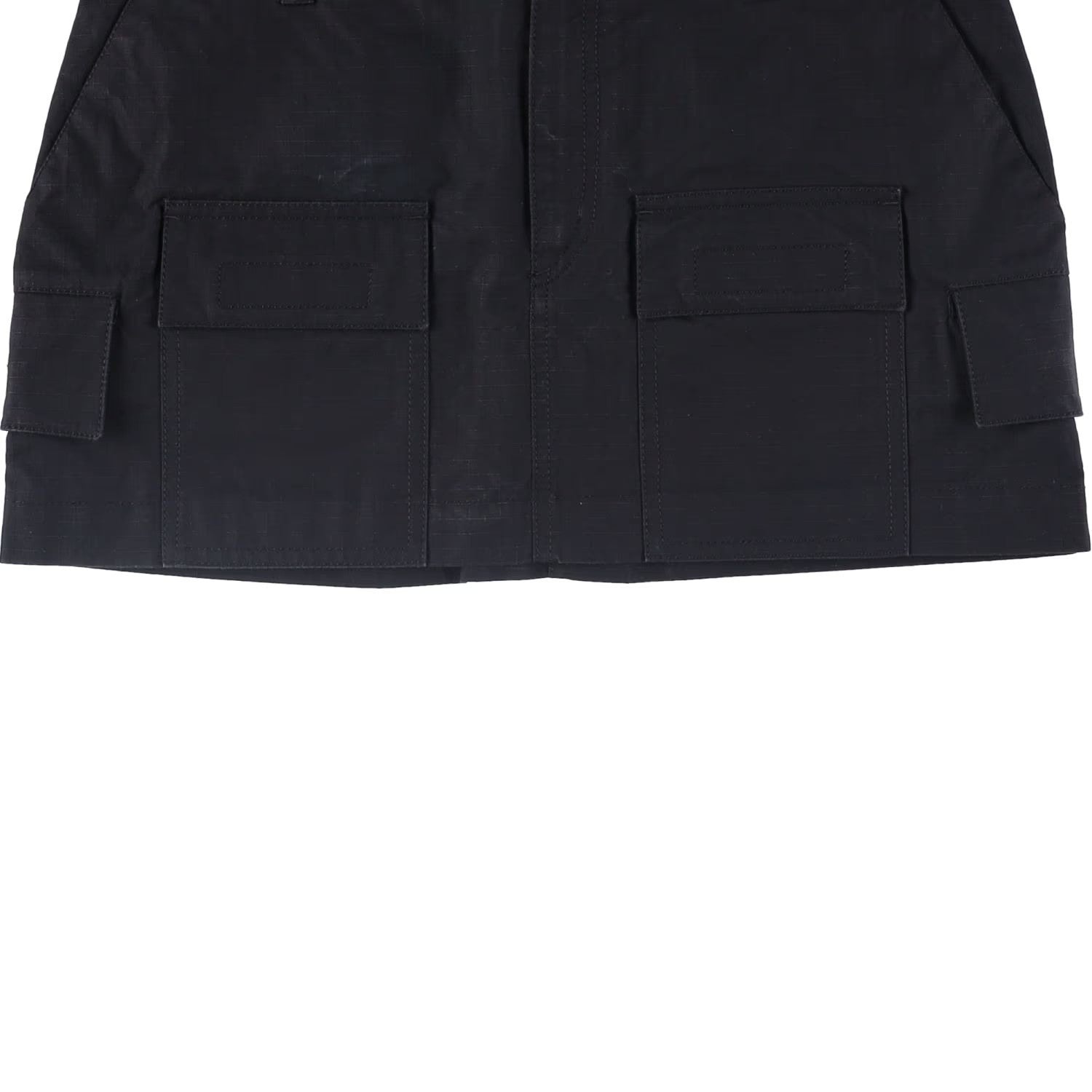 WARDROBE NYC Womens Cargo Mini Skirt Black  Cotton Twill Short Buttoned M RRP575 — View 4