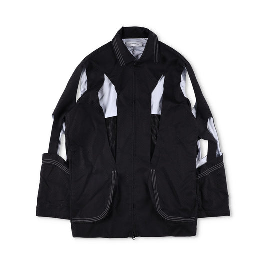 KIKO KOSTADINOV Black Hydra Shell Jacket Mens Size 50 Cotton Viscose RRP900