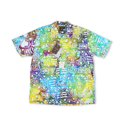 BEAMS Mens Shirt Cotton Button-Up Multicoloured Short Sleeve Size XL RRP 175 — View 5