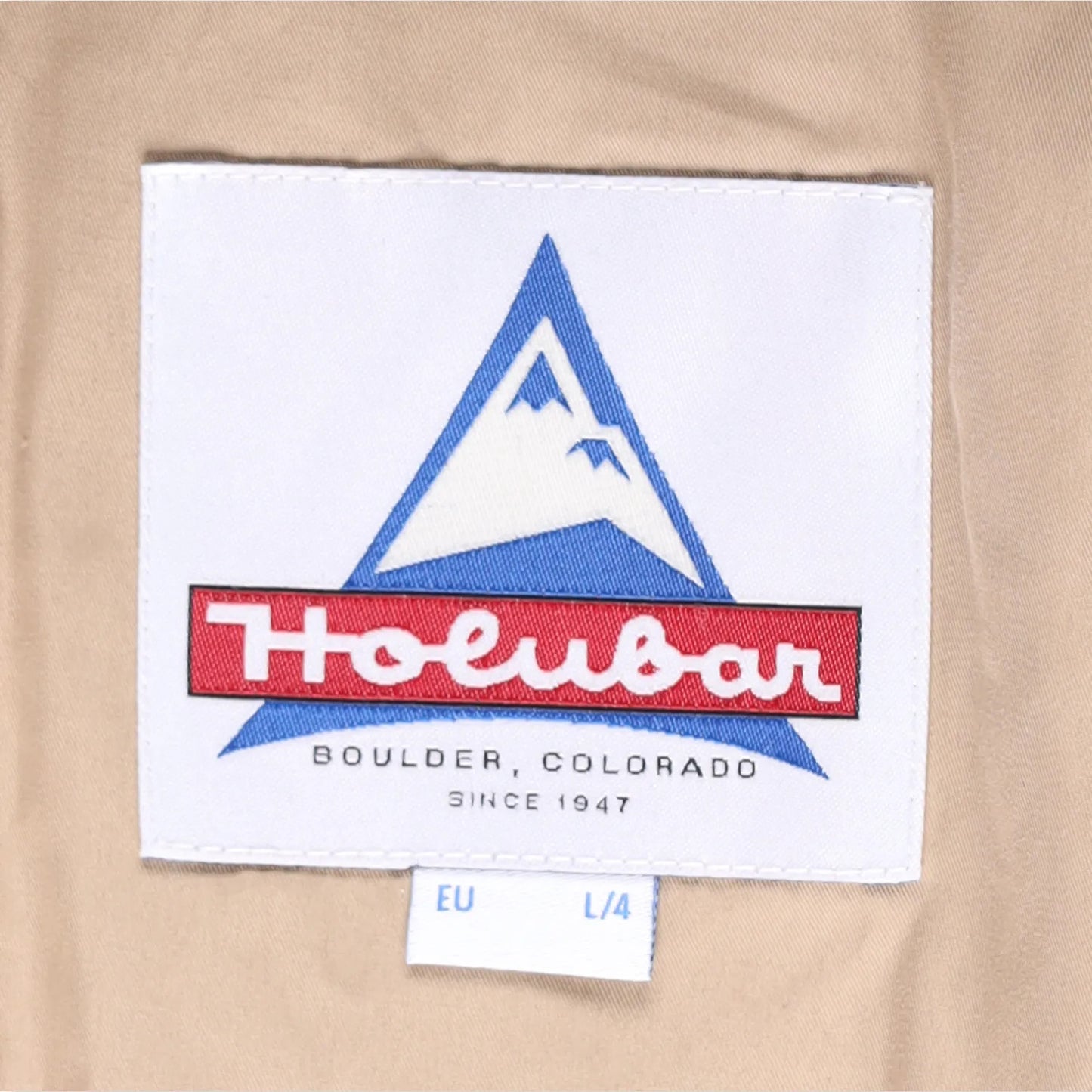 HOLUBAR Mens Parka Coat Cotton Nylon Polyester Blend Mid Length Beige L-4 RRP500 — View 11