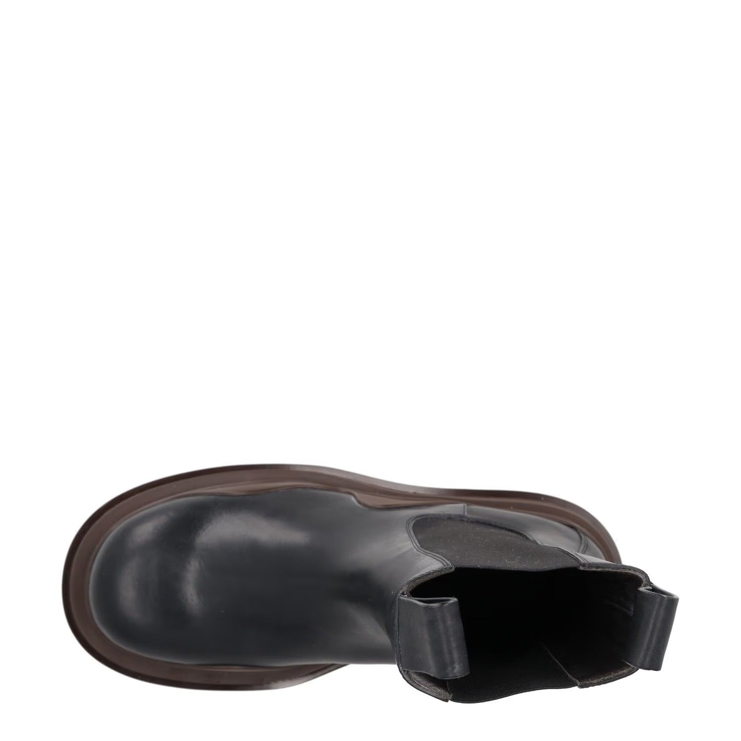 BOTTEGA VENETA Mens Chelsea Boots High Black Brown Leather UK 10 RRP 1080 — View 7