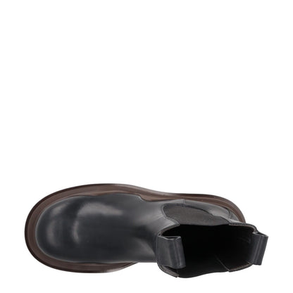 BOTTEGA VENETA Mens Chelsea Boots High Black Brown Leather UK 10 RRP 1080 — View 7