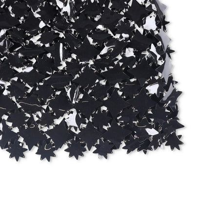 PACO RABANNE Womens Skirt Black Skirt PVC Stars Hook Eye Closure Size 38 RRP1300 — View 5