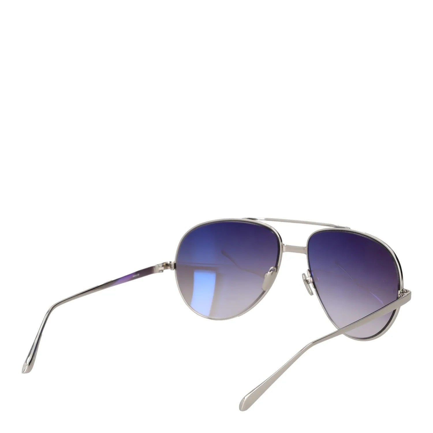 LINDA FARROW Womens Sunglasses Silver Metal Frame Gradient Lens One Size RRP 300 — View 5