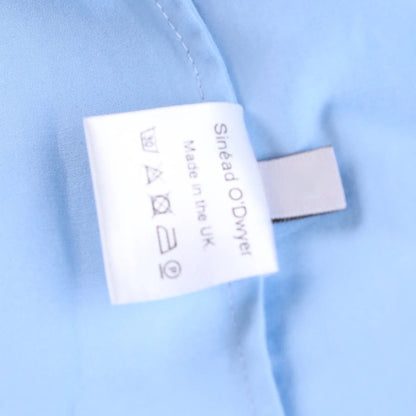 SINEAD O'DWYER Womens Pyjama Shirt Blue Button-Up Cotton Buckle Toggle 10 RRP755 — View 9