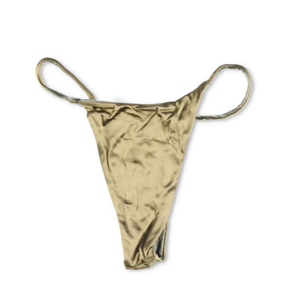 ISA BOULDER Womens Reversible Forward Bikini Bottom Grass Metallic XL RRP 135 — View 4