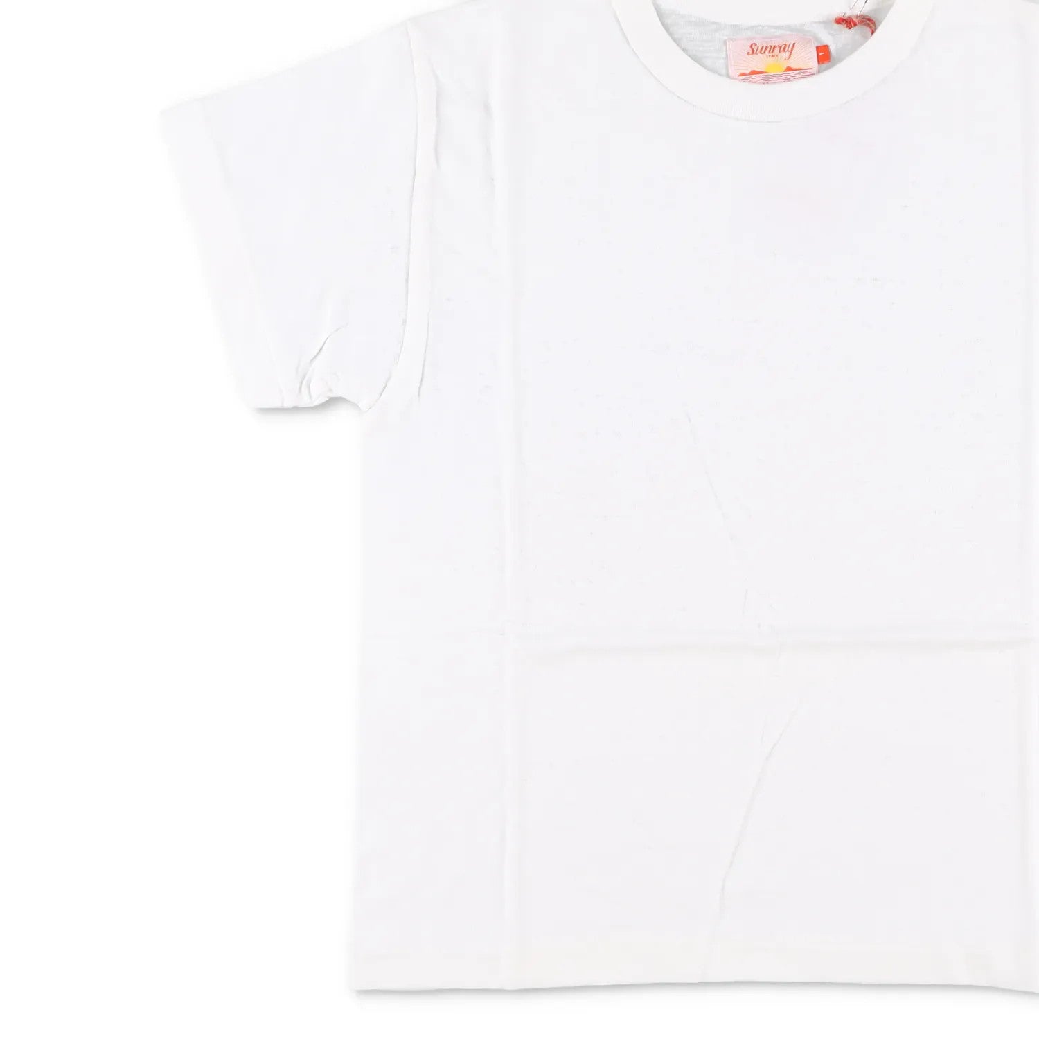 SUNRAY Womens T-Shirt White Crew Neck Short Sleeve Cotton Size 3 RRP 65 — View 3
