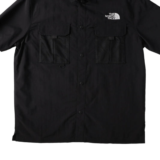THE NORTH FACE Unisex Adults Nse Summer Shirt Black Collared Size M RRP 100 — View 2