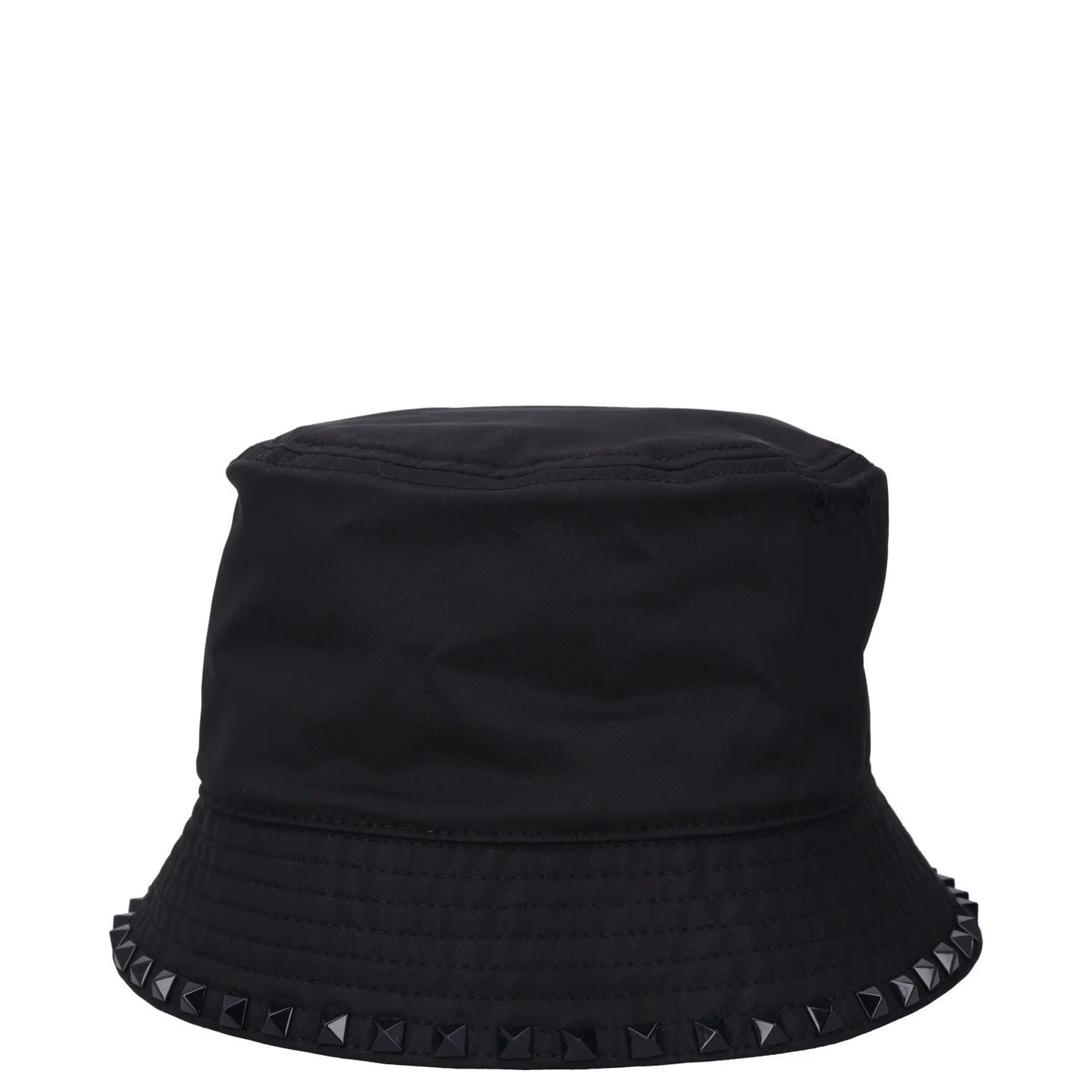 VALENTINO Mens Bucket Hat Black Rockstud Memory Techno Drill Size 58 RRP 540