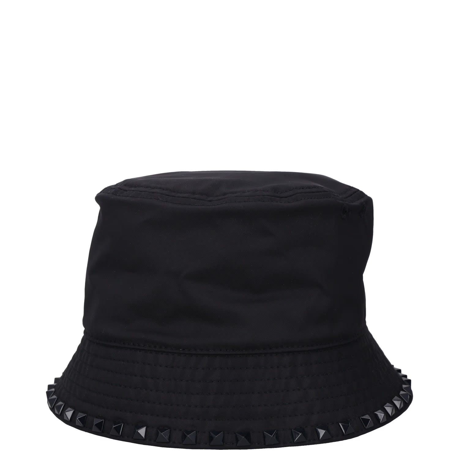 VALENTINO Mens Bucket Hat Black Rockstud Memory Techno Drill Size 58 RRP 540