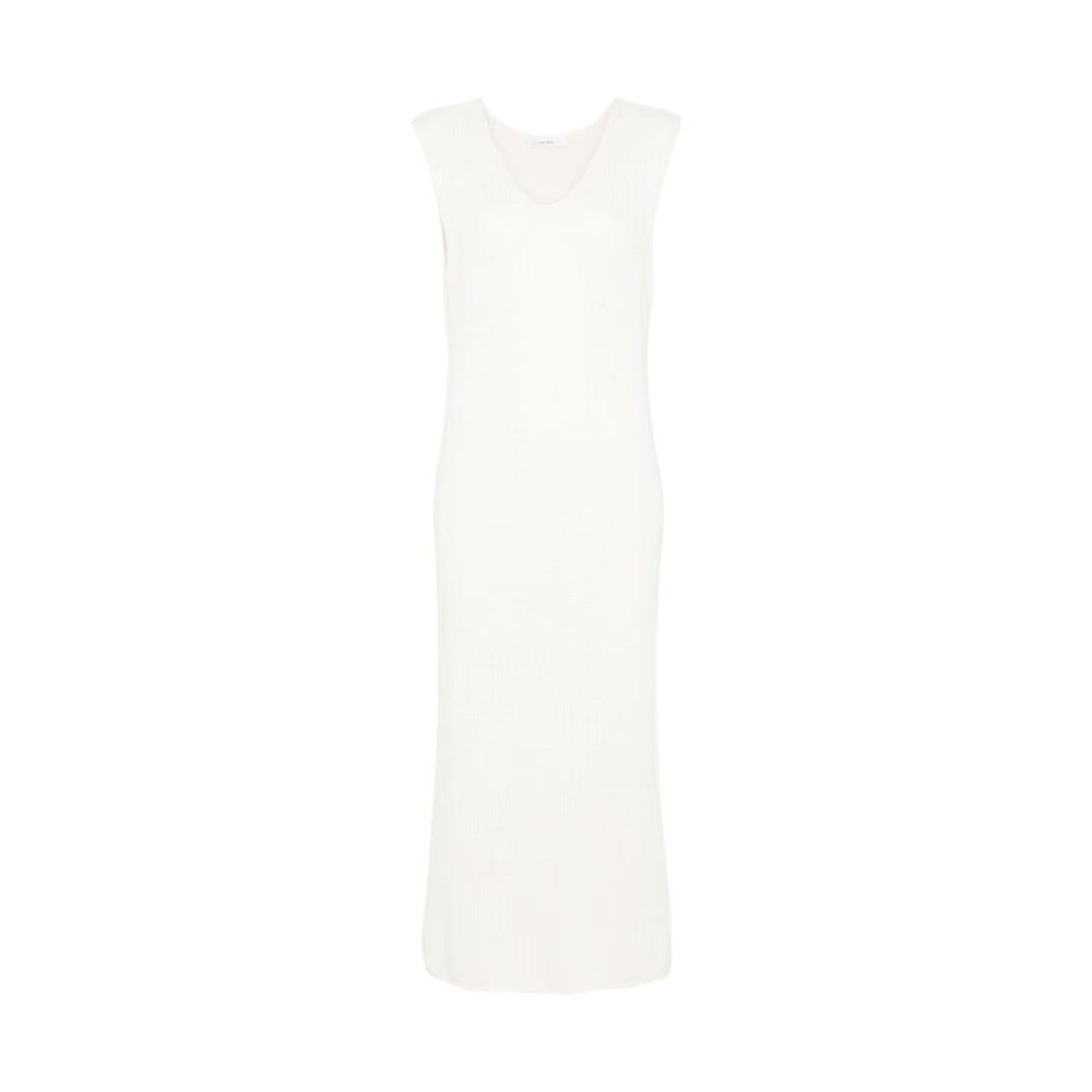 THE ROW Womens Folosa Dress Midi White Long Sleeveless Elegant Size XL RRP 1940