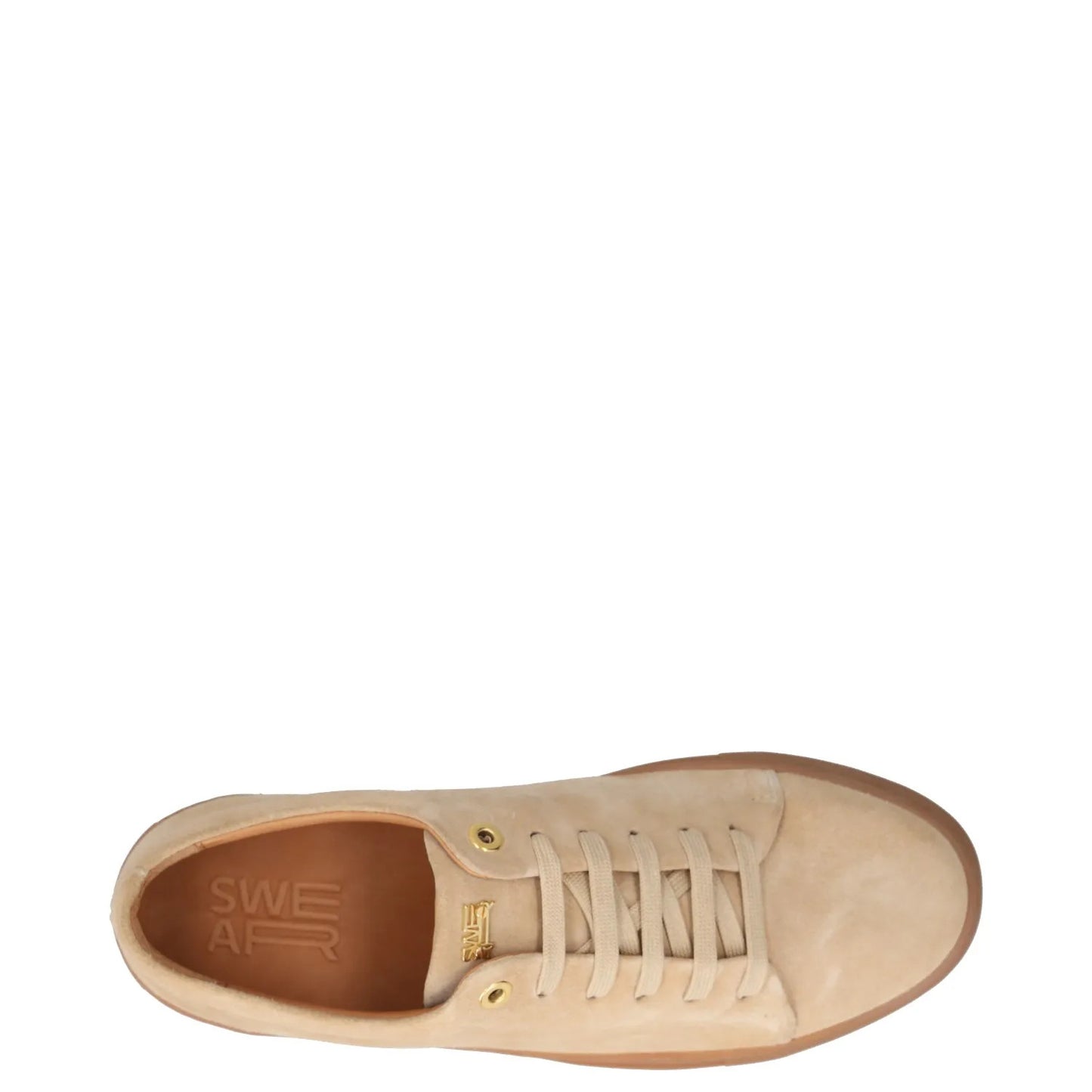 SWEAR Mens Trainers Beige Leather Low Top Lace Up Sneakers UK 7 RRP 250 — View 7