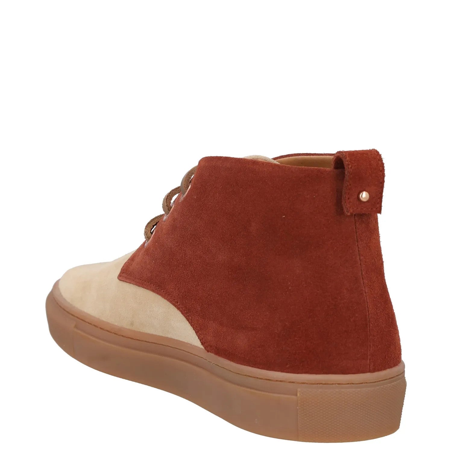 SWEAR Mens Chukka Boot Shoes Red Beige Leather Lace Up Rubber Sole UK 8 RRP 250 — View 5